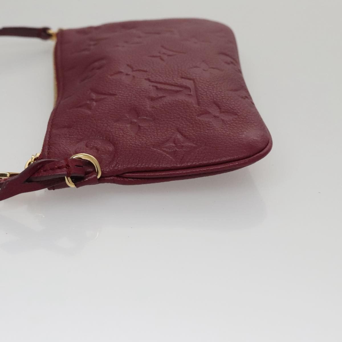 Louis Vuitton Pochette Accessoire Burgundy Leather Handbag (Pre-Owned) Size ONE SIZE - 4 Thumbnail