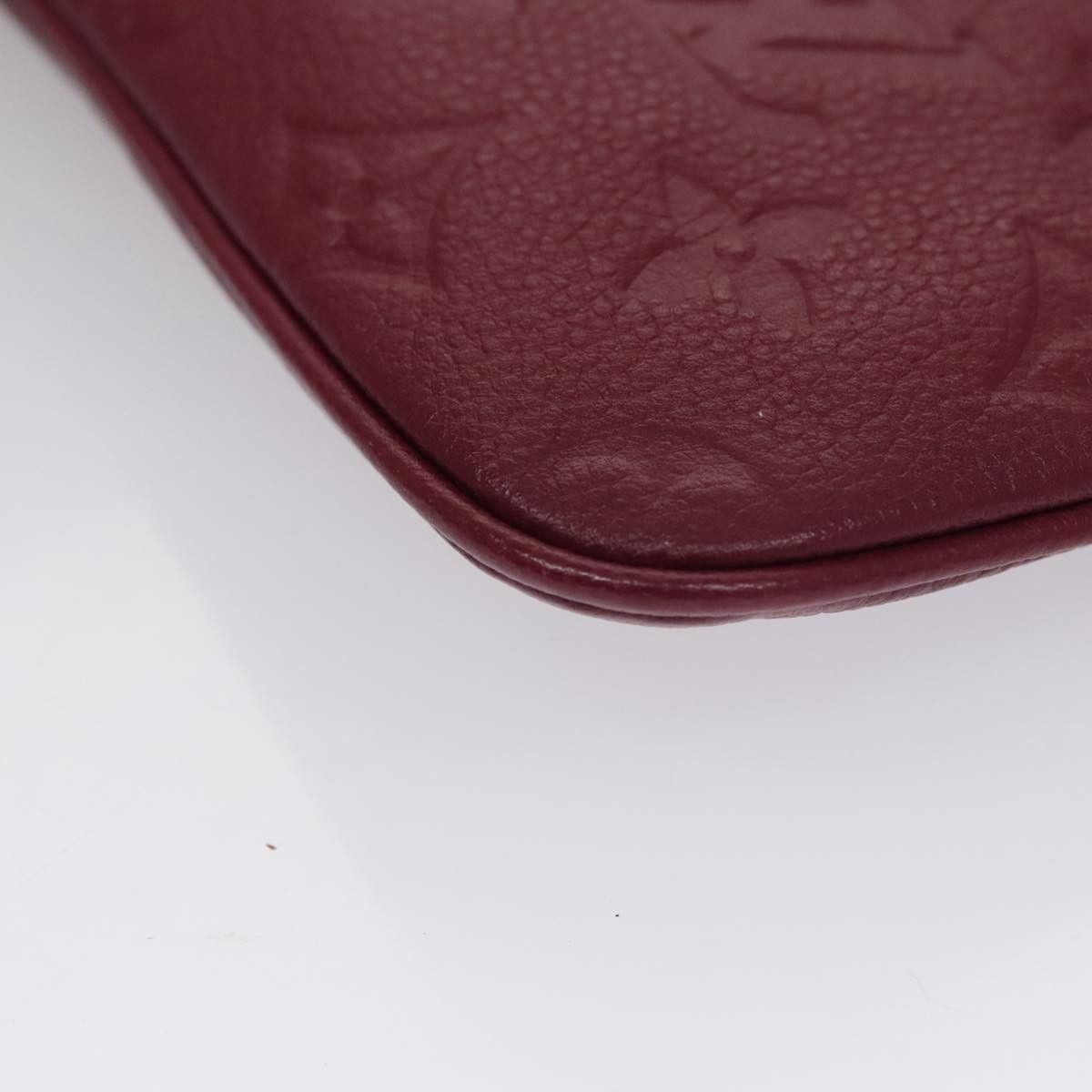 Louis Vuitton Pochette Accessoire Burgundy Leather Handbag (Pre-Owned) Size ONE SIZE - 9 Thumbnail