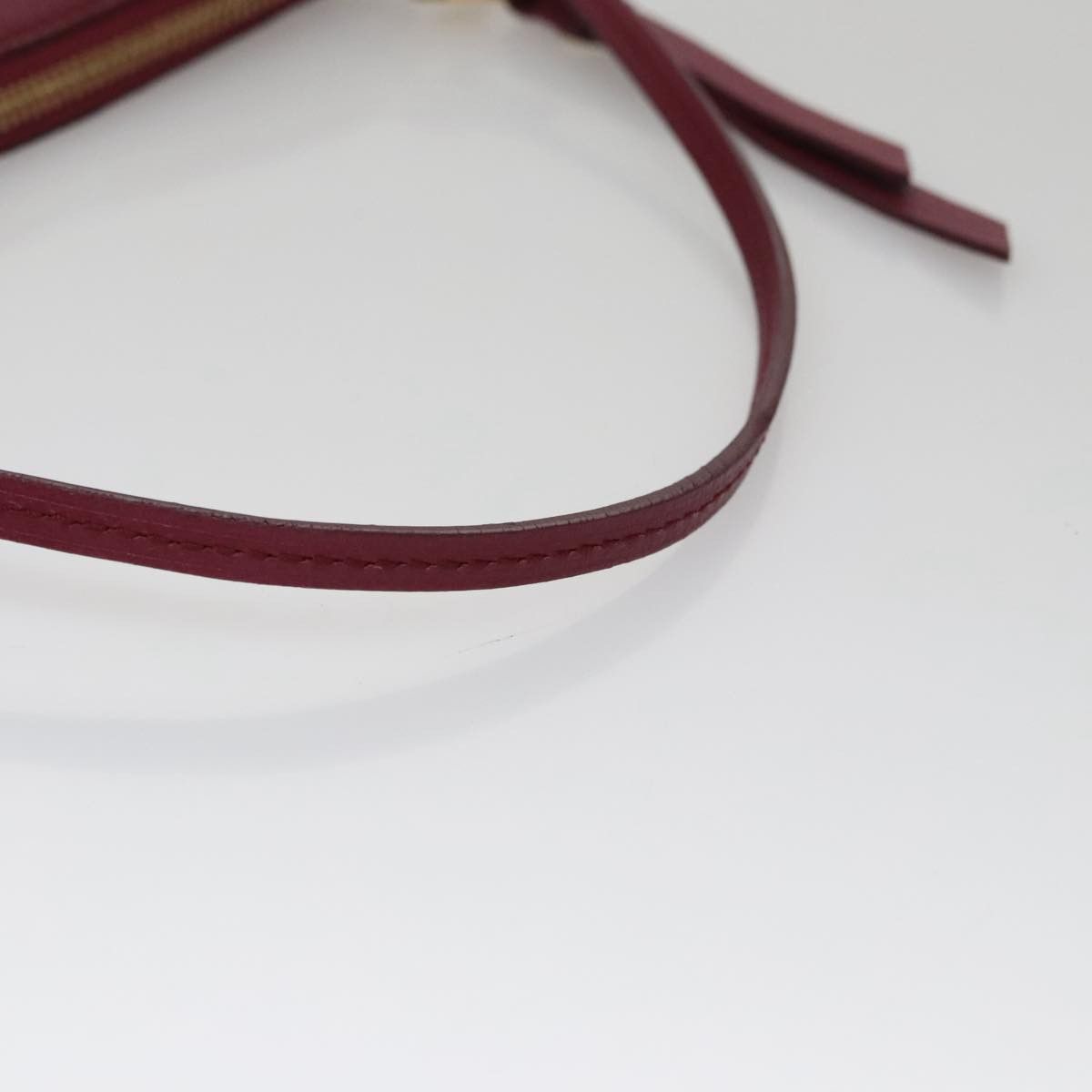 Louis Vuitton Pochette Accessoire Burgundy Leather Handbag (Pre-Owned) Size ONE SIZE - 5 Thumbnail