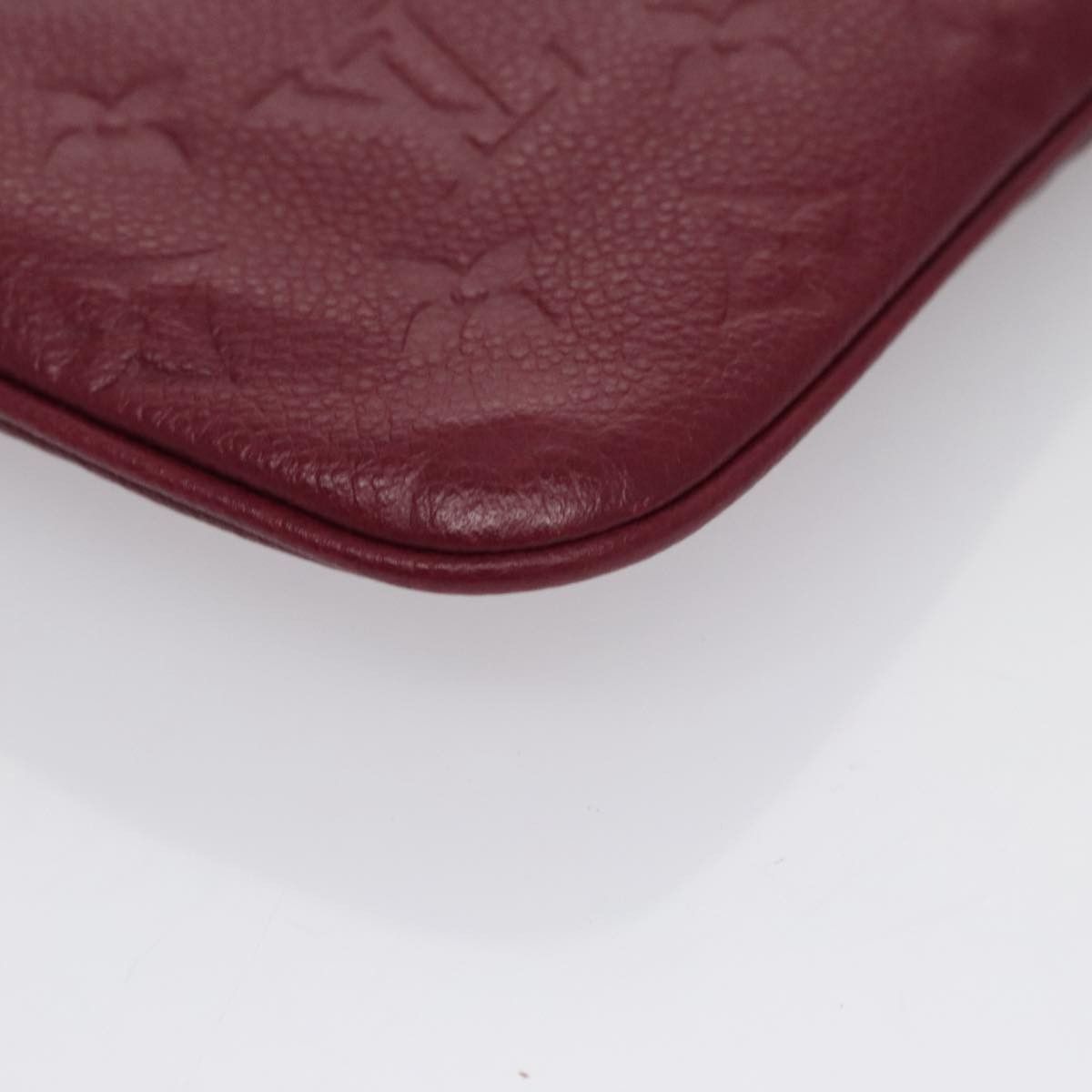 Louis Vuitton Pochette Accessoire Burgundy Leather Handbag (Pre-Owned) Size ONE SIZE - 10 Thumbnail