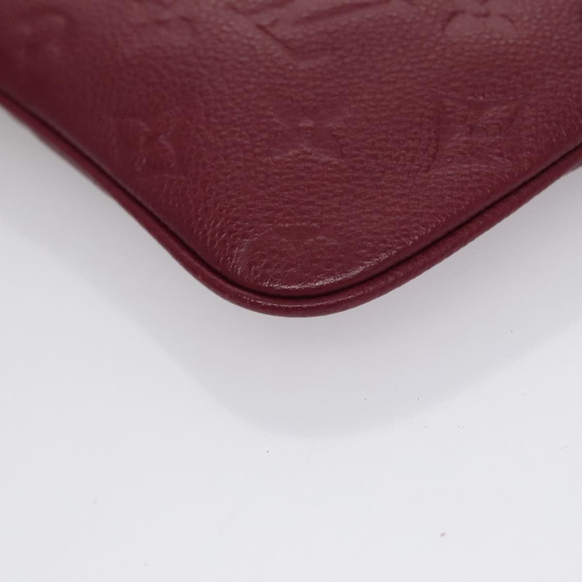 Louis Vuitton Pochette Accessoire Burgundy Leather Handbag (Pre-Owned) Size ONE SIZE - 11 Thumbnail