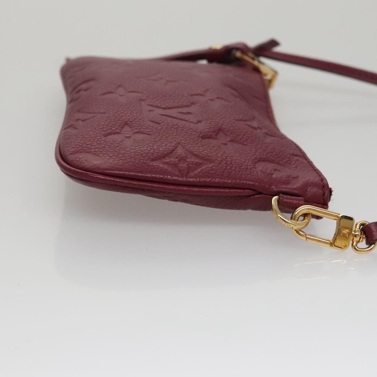 Louis Vuitton Pochette Accessoire Burgundy Leather Handbag (Pre-Owned) Size ONE SIZE - 3 Thumbnail