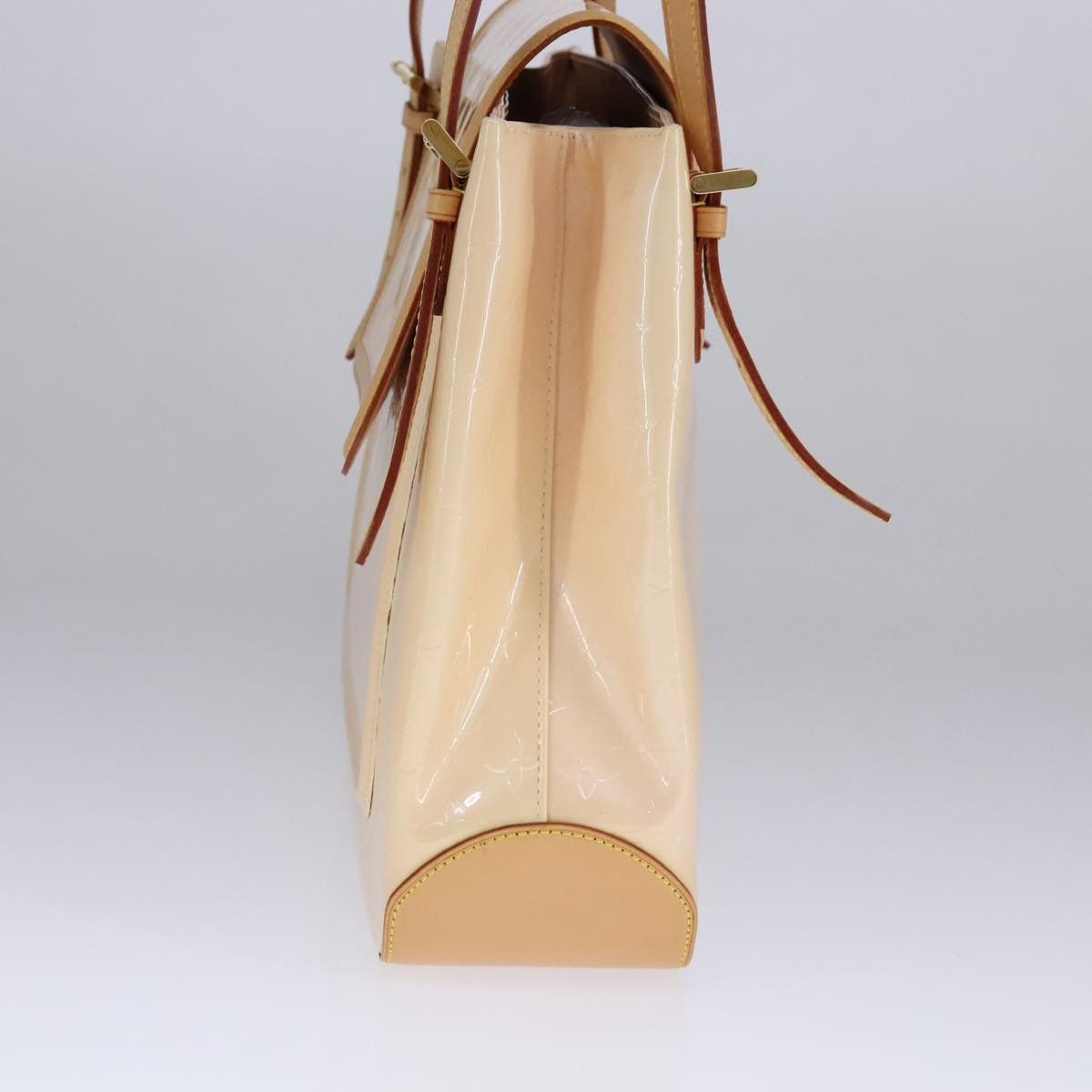 Louis Vuitton Beige Patent Leather Shoulder Bag (Pre-Owned) Size ONE SIZE - 4 Thumbnail