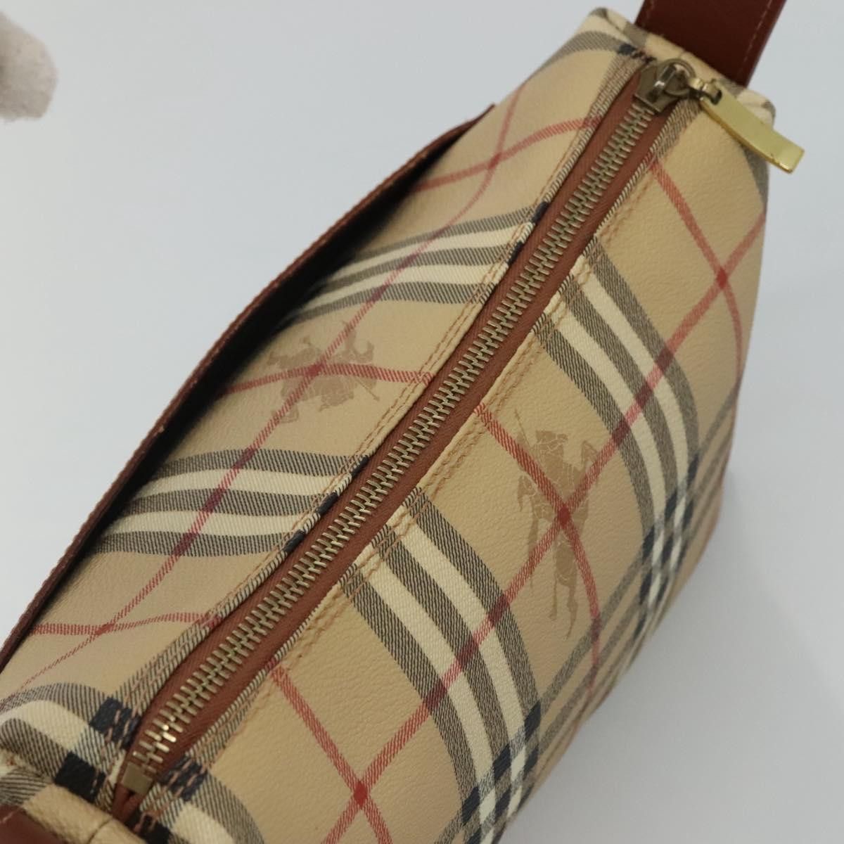 Burberry Haymarket Beige Canvas Shoulder Bag (Pre-Owned) Size ONE SIZE - 16 Thumbnail
