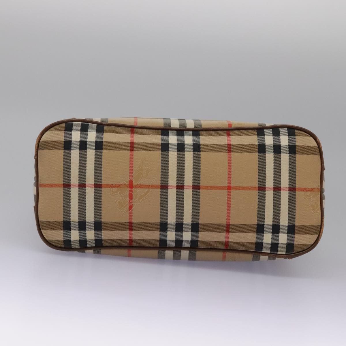 Burberry Nova Check Beige Canvas Shoulder Bag (Pre-Owned) Size ONE SIZE - 18 Thumbnail