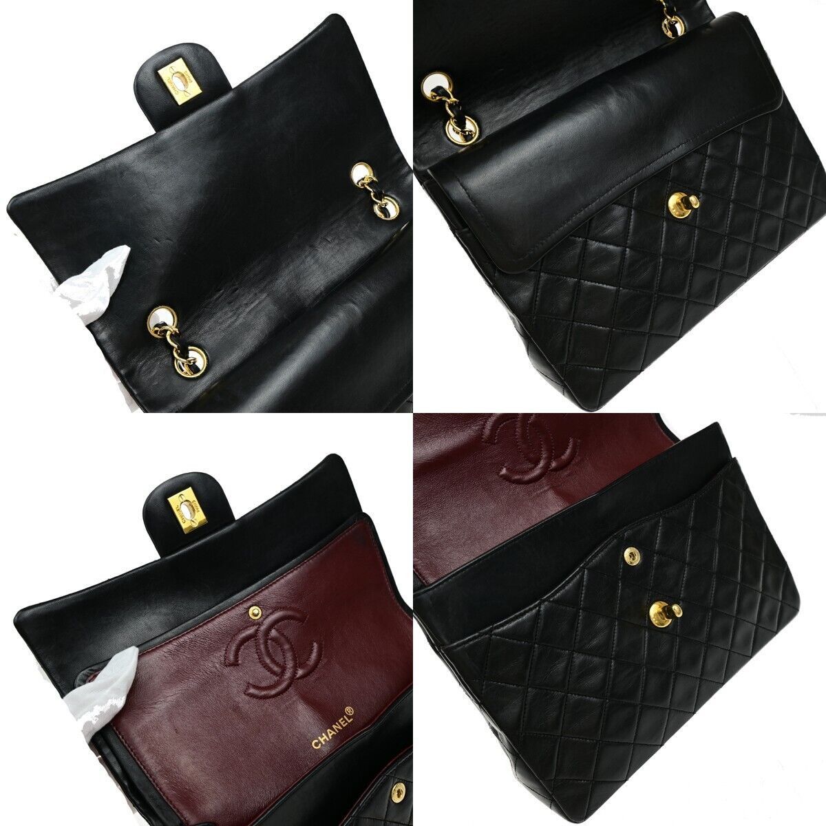 Chanel Matelasse 25 Chain Shoulder Black Leather Shoulder Bag Size ONE SIZE - 11 Thumbnail