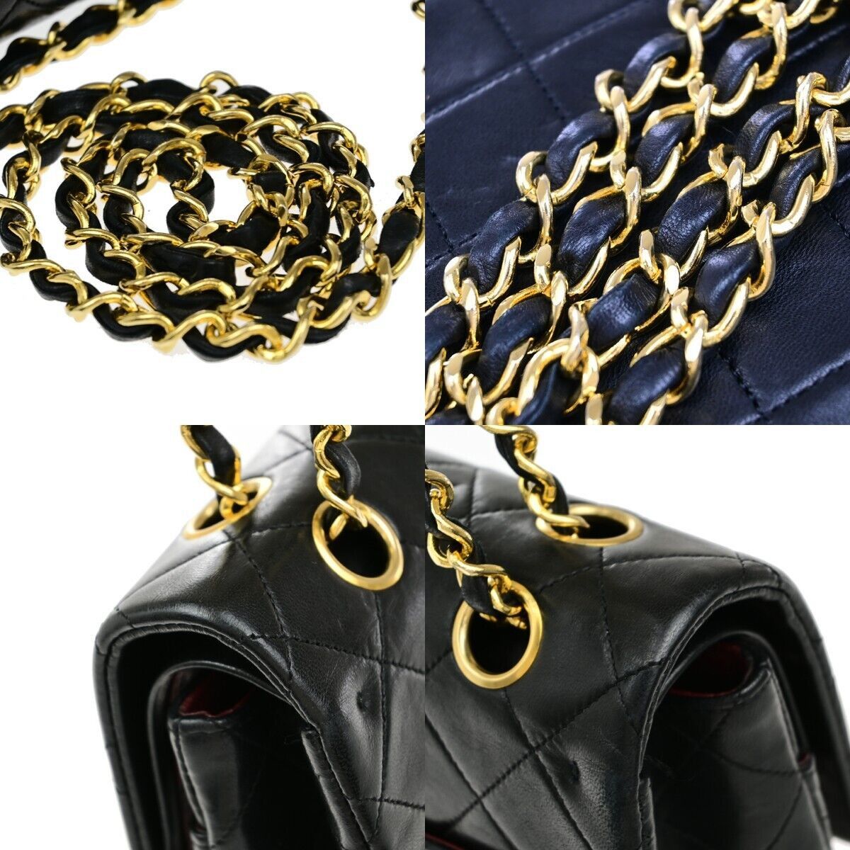 Chanel Matelasse 25 Chain Shoulder Black Leather Shoulder Bag Size ONE SIZE - 5 Thumbnail