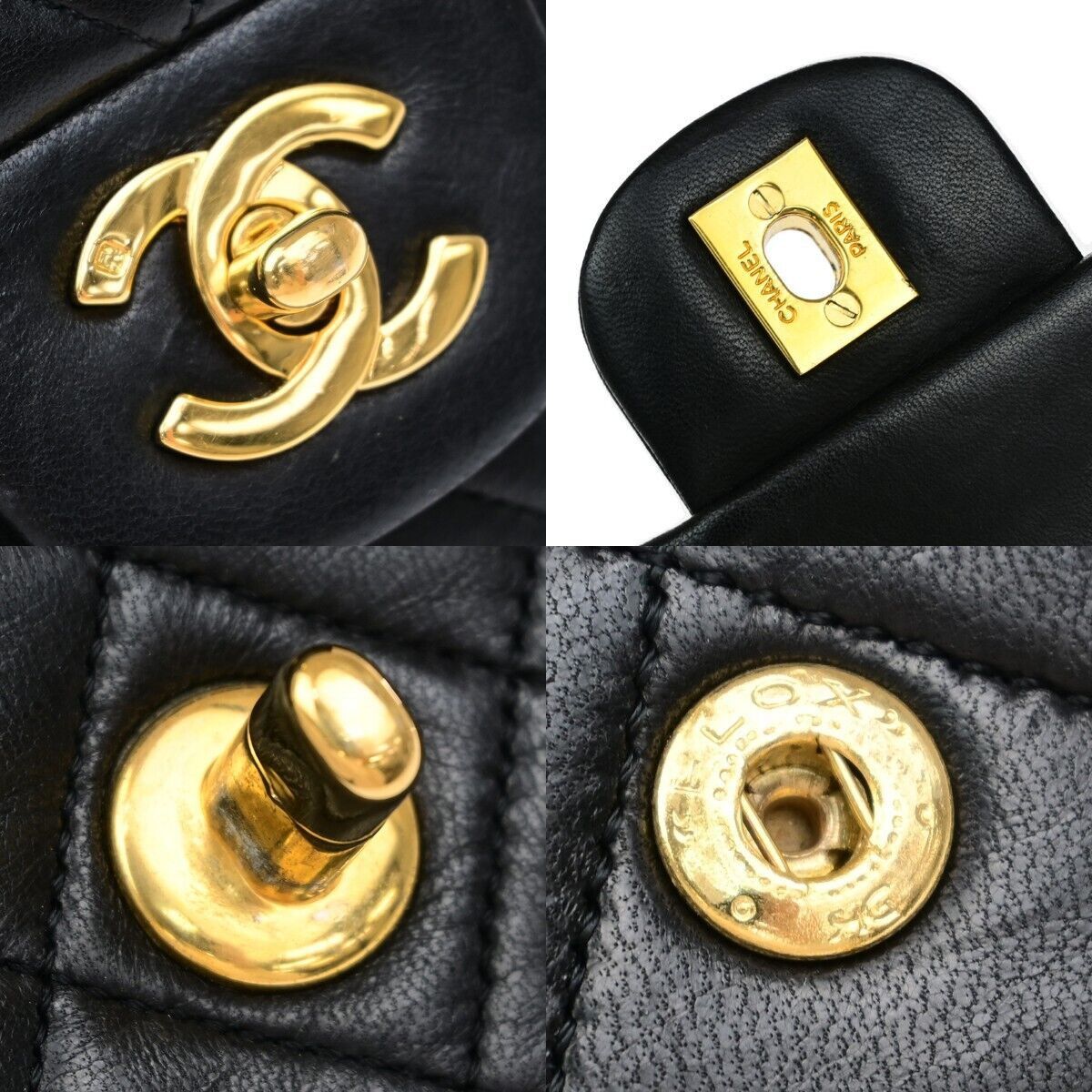 Chanel Matelasse 25 Chain Shoulder Black Leather Shoulder Bag Size ONE SIZE - 10 Thumbnail