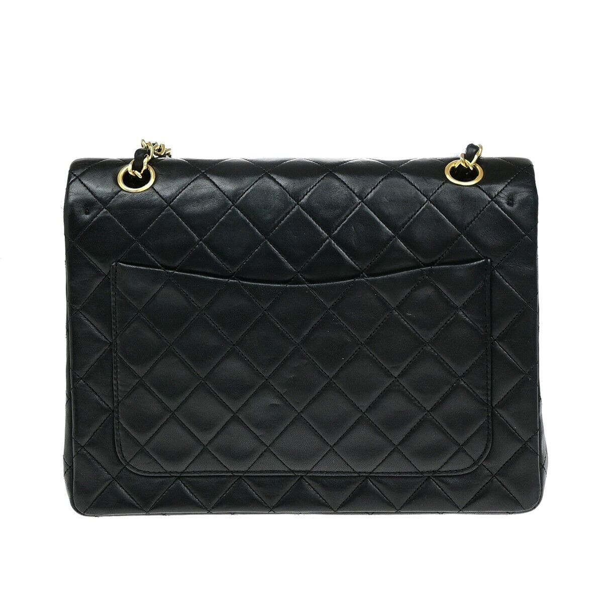Chanel Matelasse 25 Chain Shoulder Black Leather Shoulder Bag Size ONE SIZE - 2 Thumbnail