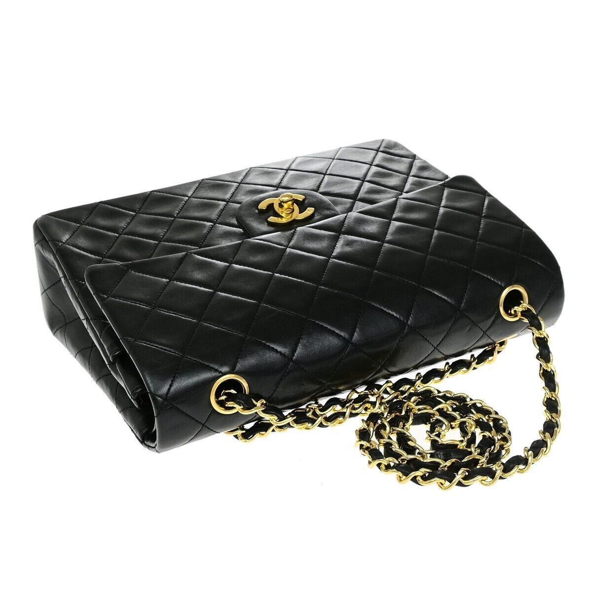 Chanel Matelasse 25 Chain Shoulder Black Leather Shoulder Bag Size ONE SIZE - 19 Thumbnail