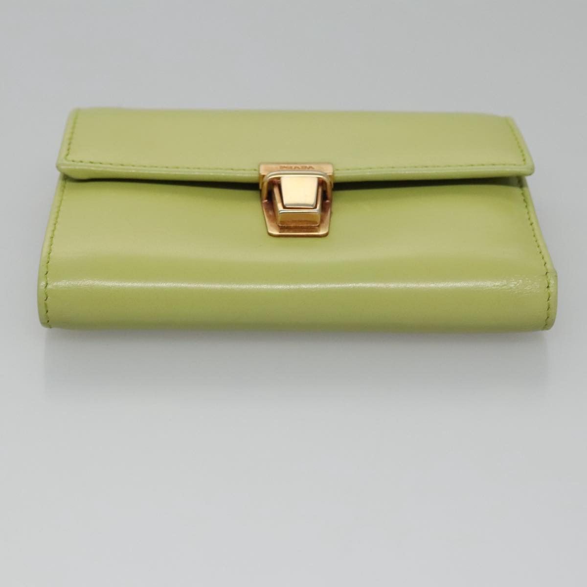 Prada Green Leather Wallet (Pre-Owned) Size ONE SIZE - 6 Thumbnail