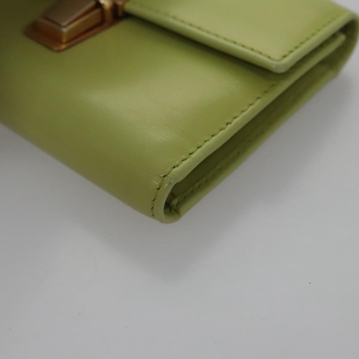 Prada Green Leather Wallet (Pre-Owned) Size ONE SIZE - 8 Thumbnail