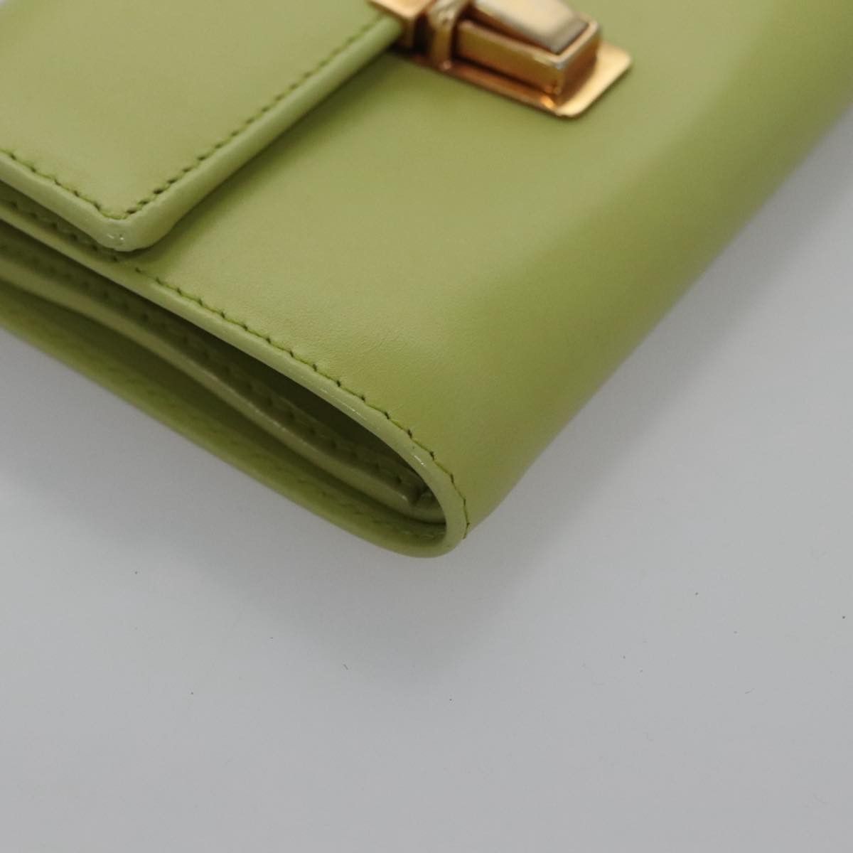 Prada Green Leather Wallet (Pre-Owned) Size ONE SIZE - 7 Thumbnail