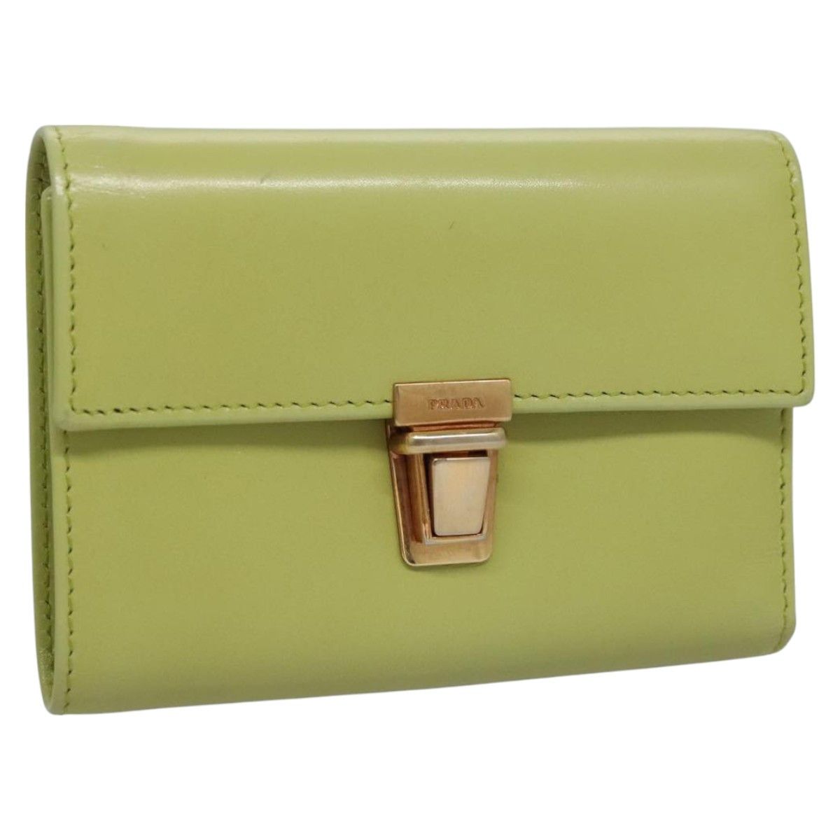 Prada Green Leather Wallet (Pre-Owned) Size ONE SIZE - 20 Thumbnail