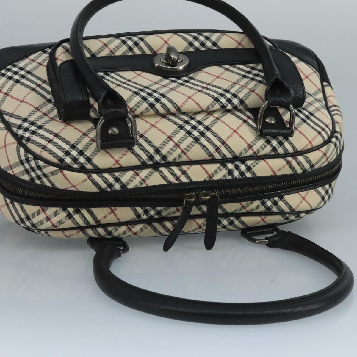 Burberry Nova Check Beige Canvas Shoulder Bag (Pre-Owned) Size ONE SIZE - 16 Thumbnail