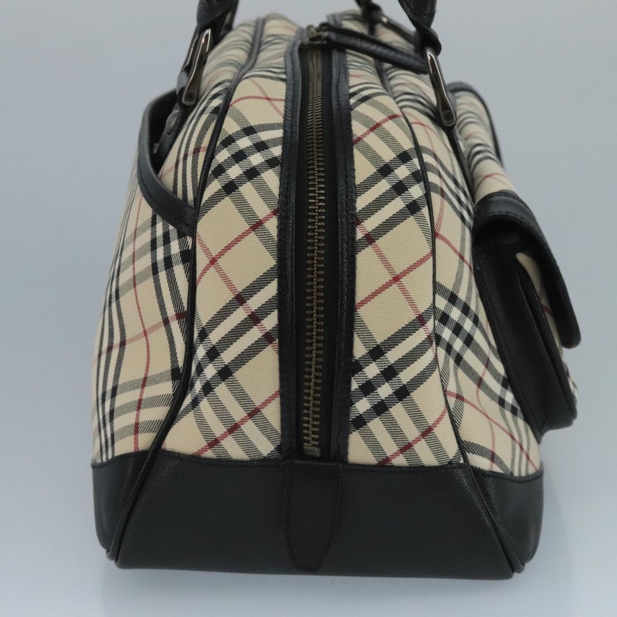 Burberry Nova Check Beige Canvas Shoulder Bag (Pre-Owned) Size ONE SIZE - 3 Thumbnail