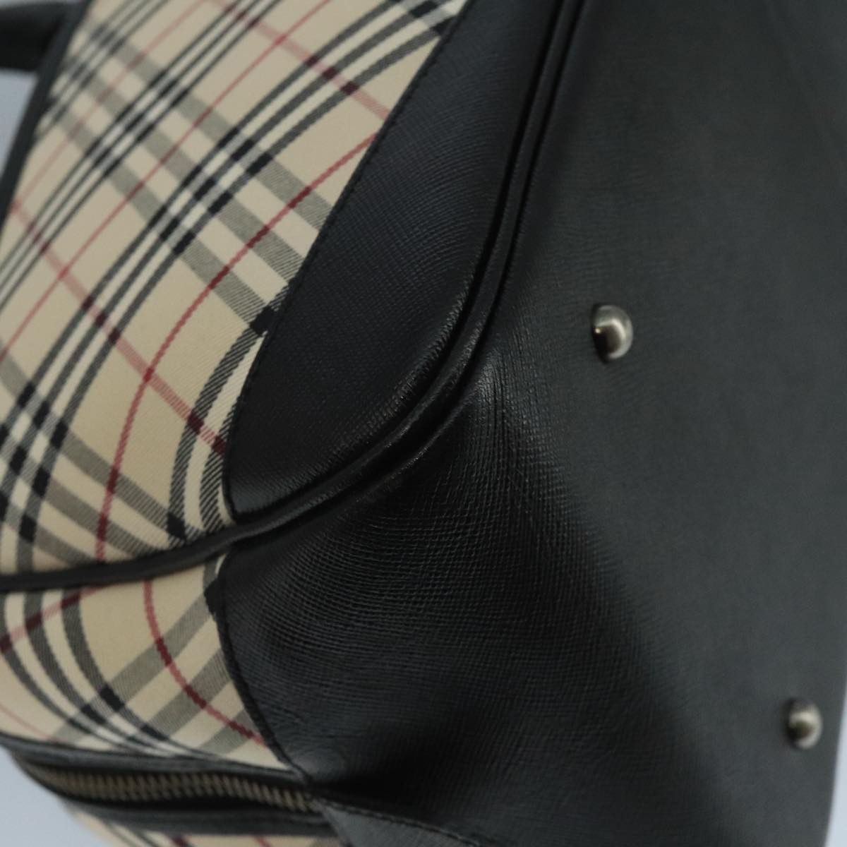 Burberry Nova Check Beige Canvas Shoulder Bag (Pre-Owned) Size ONE SIZE - 10 Thumbnail
