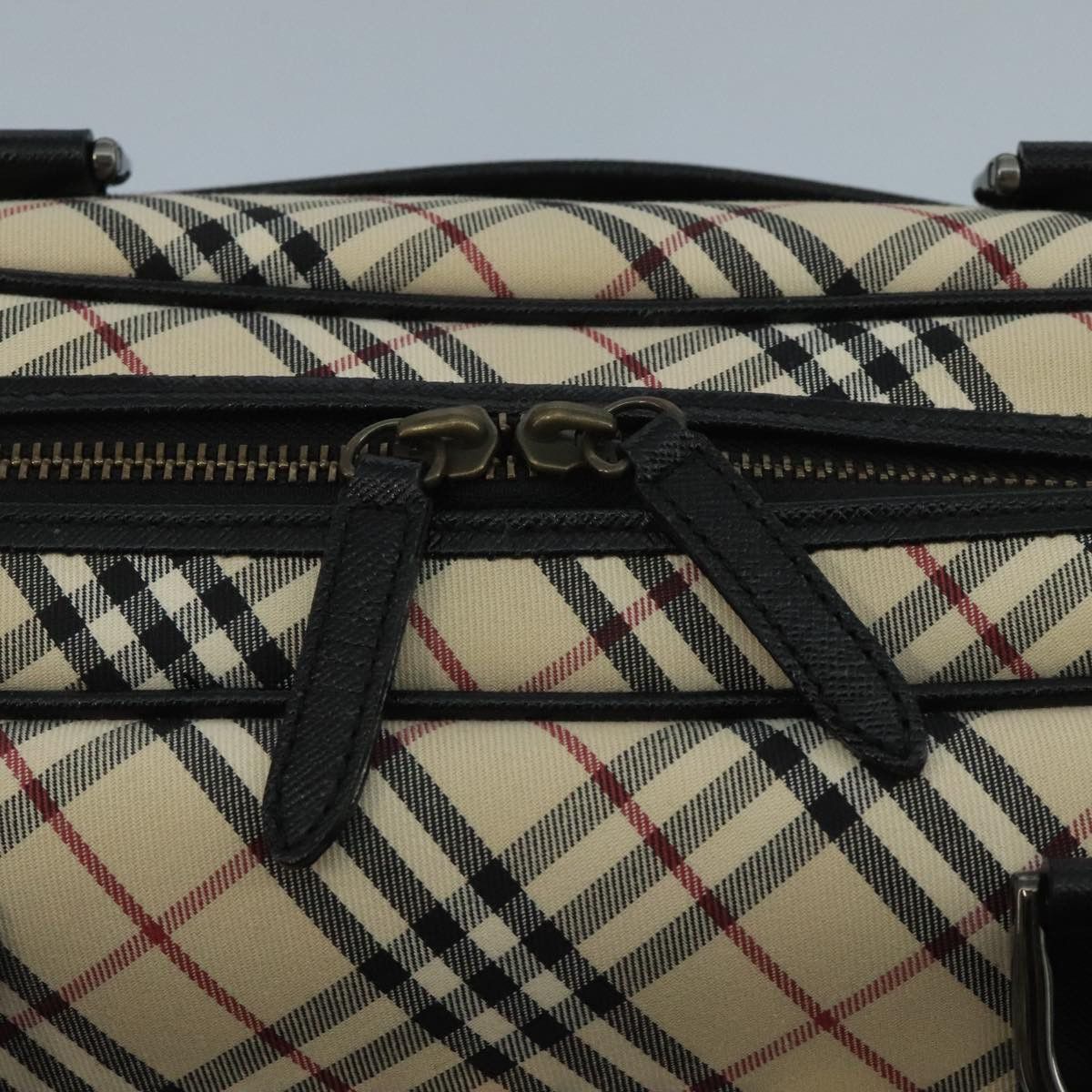 Burberry Nova Check Beige Canvas Shoulder Bag (Pre-Owned) Size ONE SIZE - 11 Thumbnail