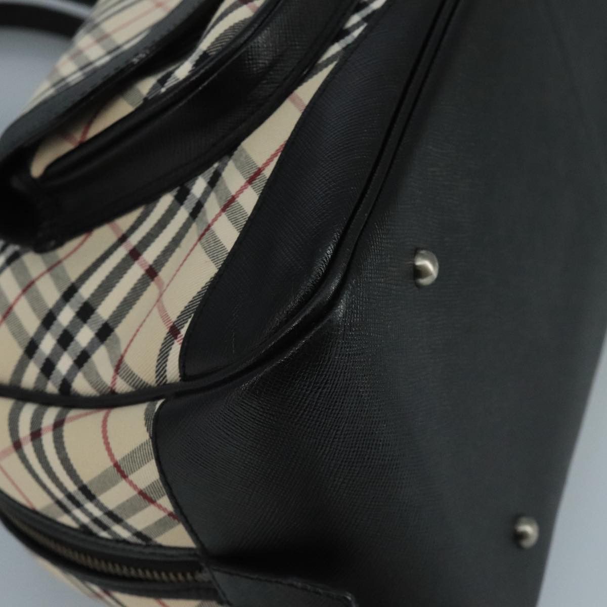 Burberry Nova Check Beige Canvas Shoulder Bag (Pre-Owned) Size ONE SIZE - 8 Thumbnail