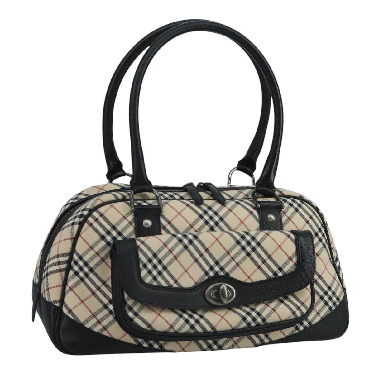 Burberry Nova Check Beige Canvas Shoulder Bag (Pre-Owned) Size ONE SIZE - 15 Thumbnail