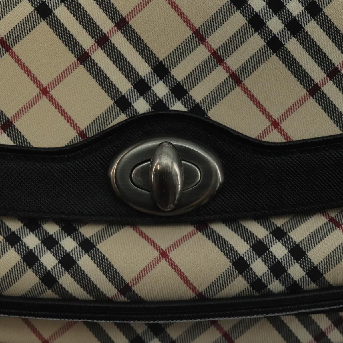 Burberry Nova Check Beige Canvas Shoulder Bag (Pre-Owned) Size ONE SIZE - 18 Thumbnail