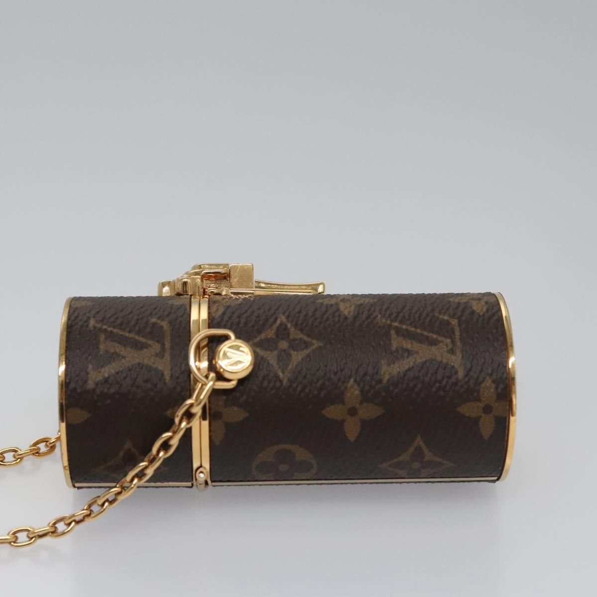 Louis Vuitton Lipstick Brown Canvas Clutch Bag (Pre-Owned) Size ONE SIZE - 4 Thumbnail