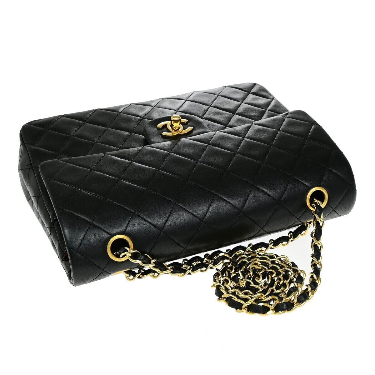 Chanel Matelasse 25 Chain Shoulder Black Leather Shoulder Bag Size ONE SIZE - 9 Thumbnail