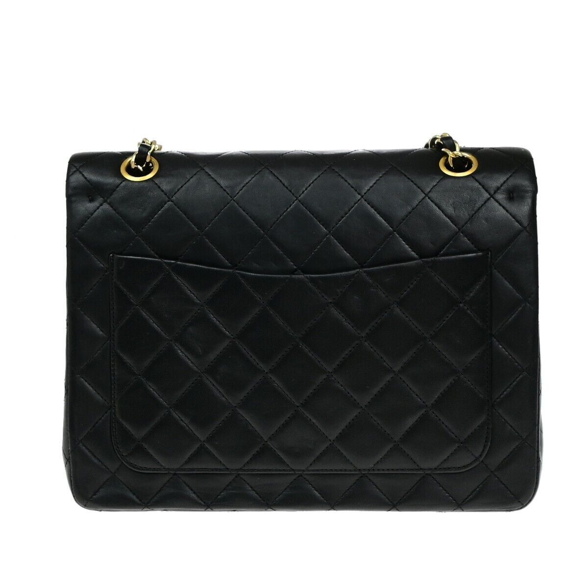 Chanel Matelasse 25 Chain Shoulder Black Leather Shoulder Bag Size ONE SIZE - 2 Thumbnail