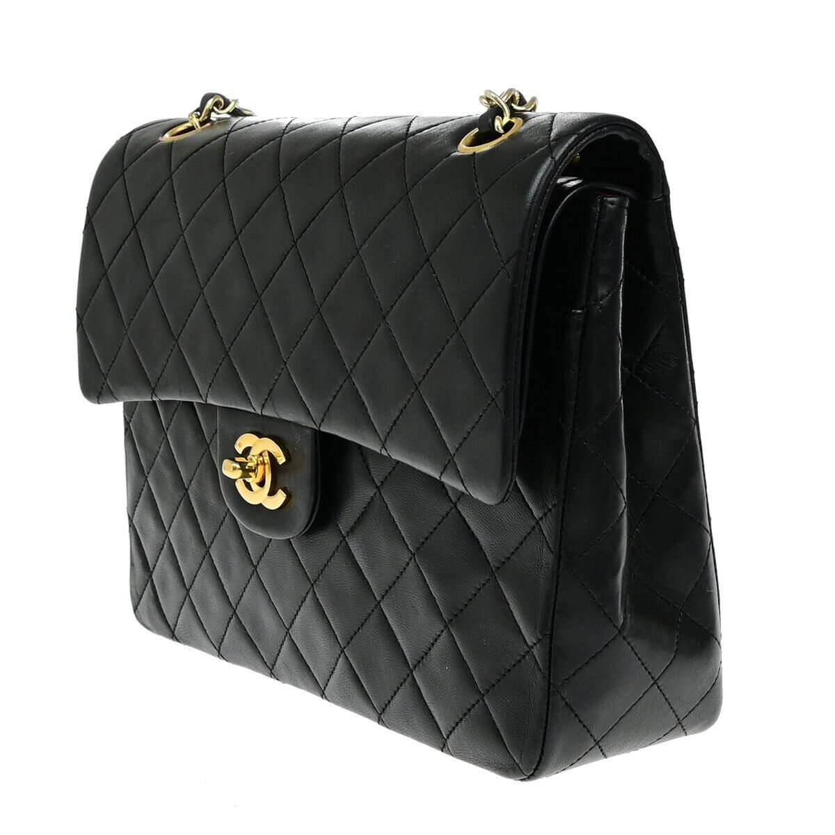 Chanel Matelasse 25 Chain Shoulder Black Leather Shoulder Bag Size ONE SIZE - 3 Thumbnail