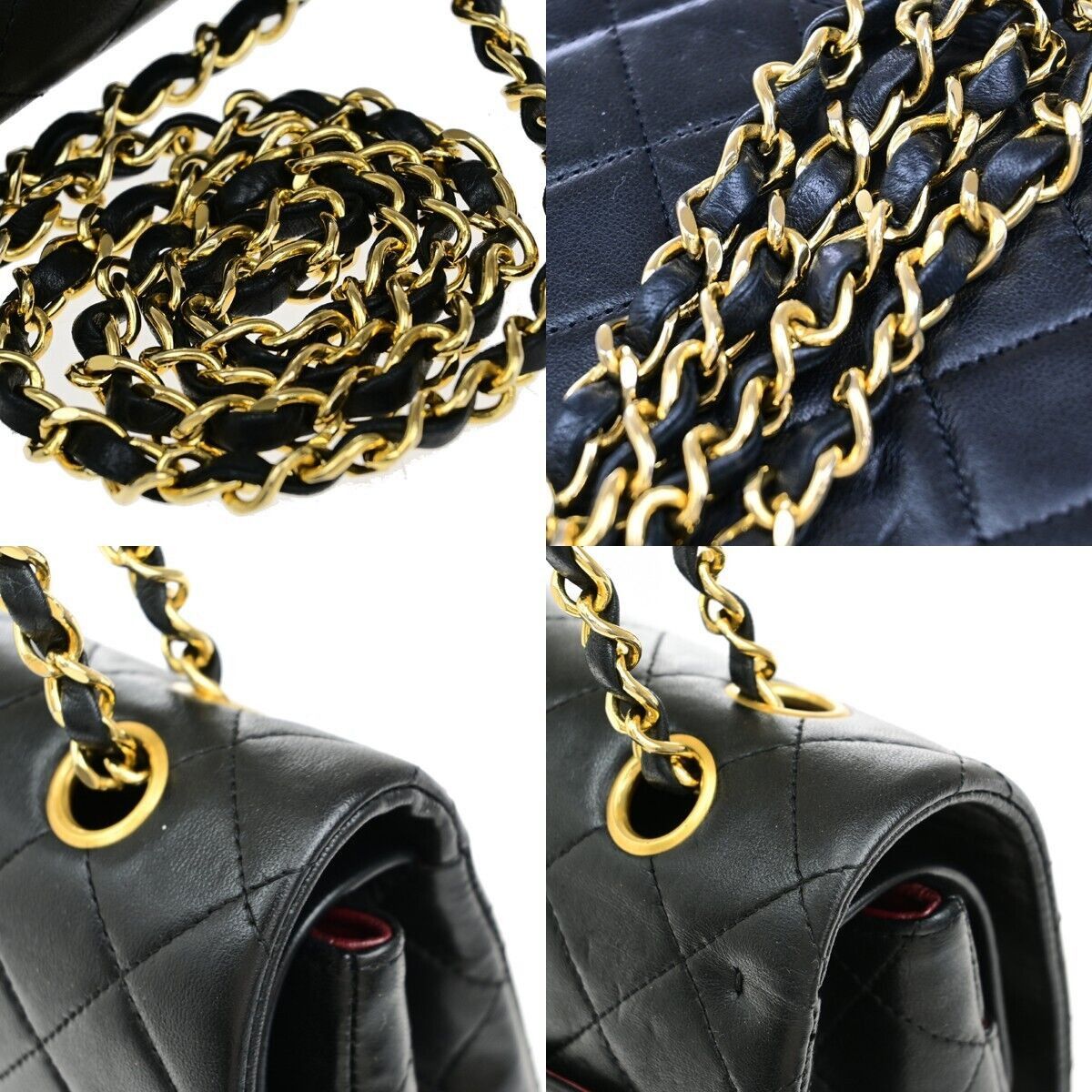 Chanel Matelasse 25 Chain Shoulder Black Leather Shoulder Bag Size ONE SIZE - 5 Thumbnail