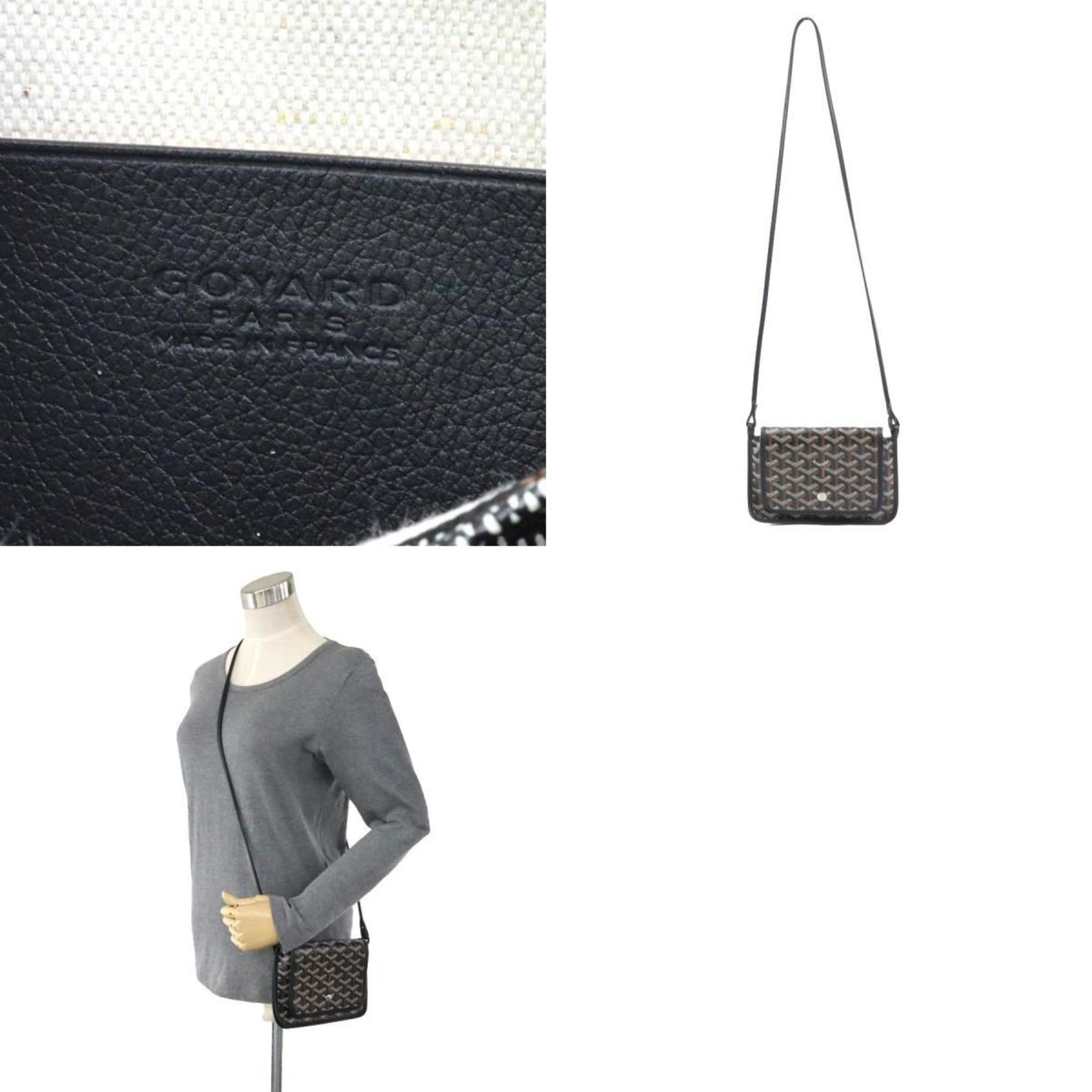 Goyard GOYARD Shoulder Bag Plume Coated Canvas Black Women's 90033g Size ONE SIZE - 5 Thumbnail