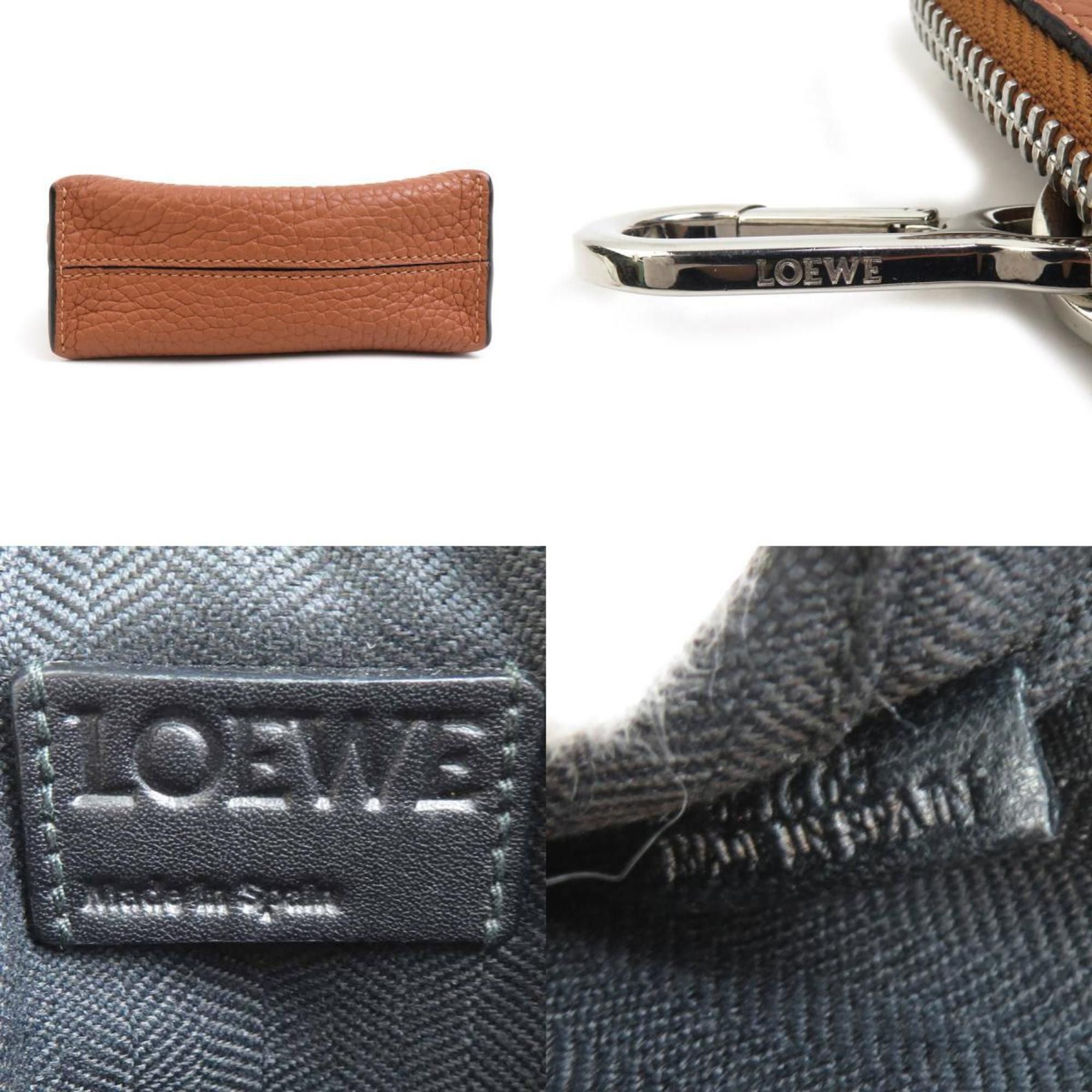 Loewe LOEWE pouch leather brown men's h30866a Size ONE SIZE - 5 Thumbnail