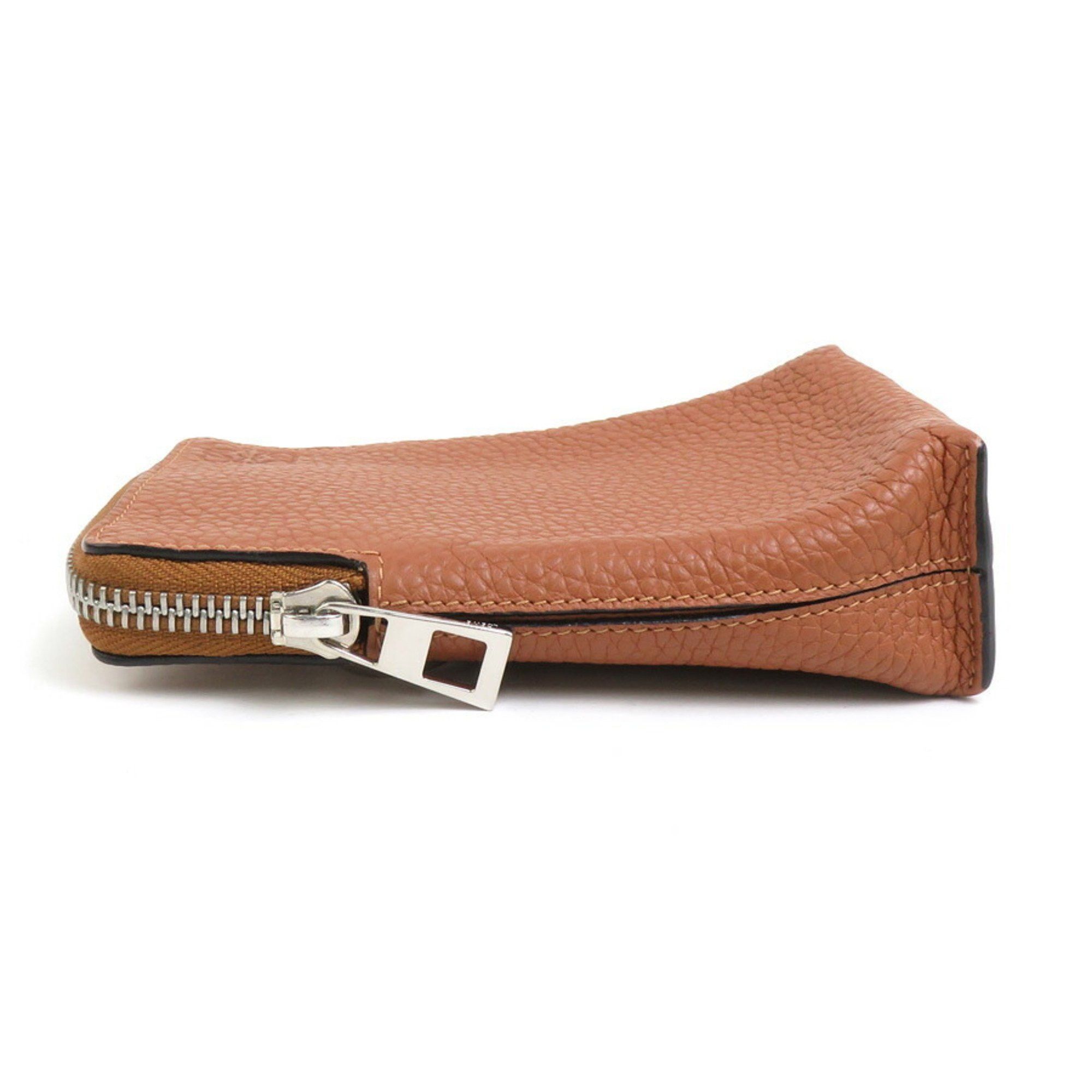 Loewe LOEWE pouch leather brown men's h30866a Size ONE SIZE - 4 Thumbnail