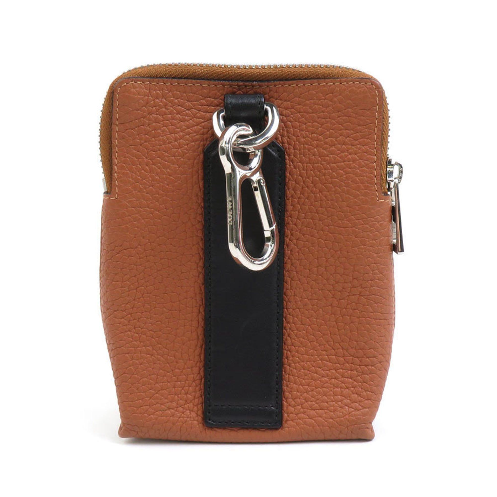 Loewe LOEWE pouch leather brown men's h30866a Size ONE SIZE - 2 Thumbnail