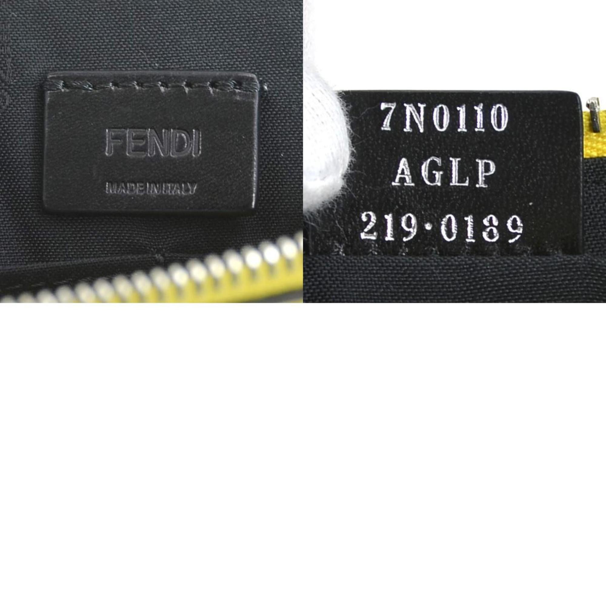 Fendi FENDI clutch bag leather yellow silver men's 7N0110 AGLP w0937a Size ONE SIZE - 5 Thumbnail