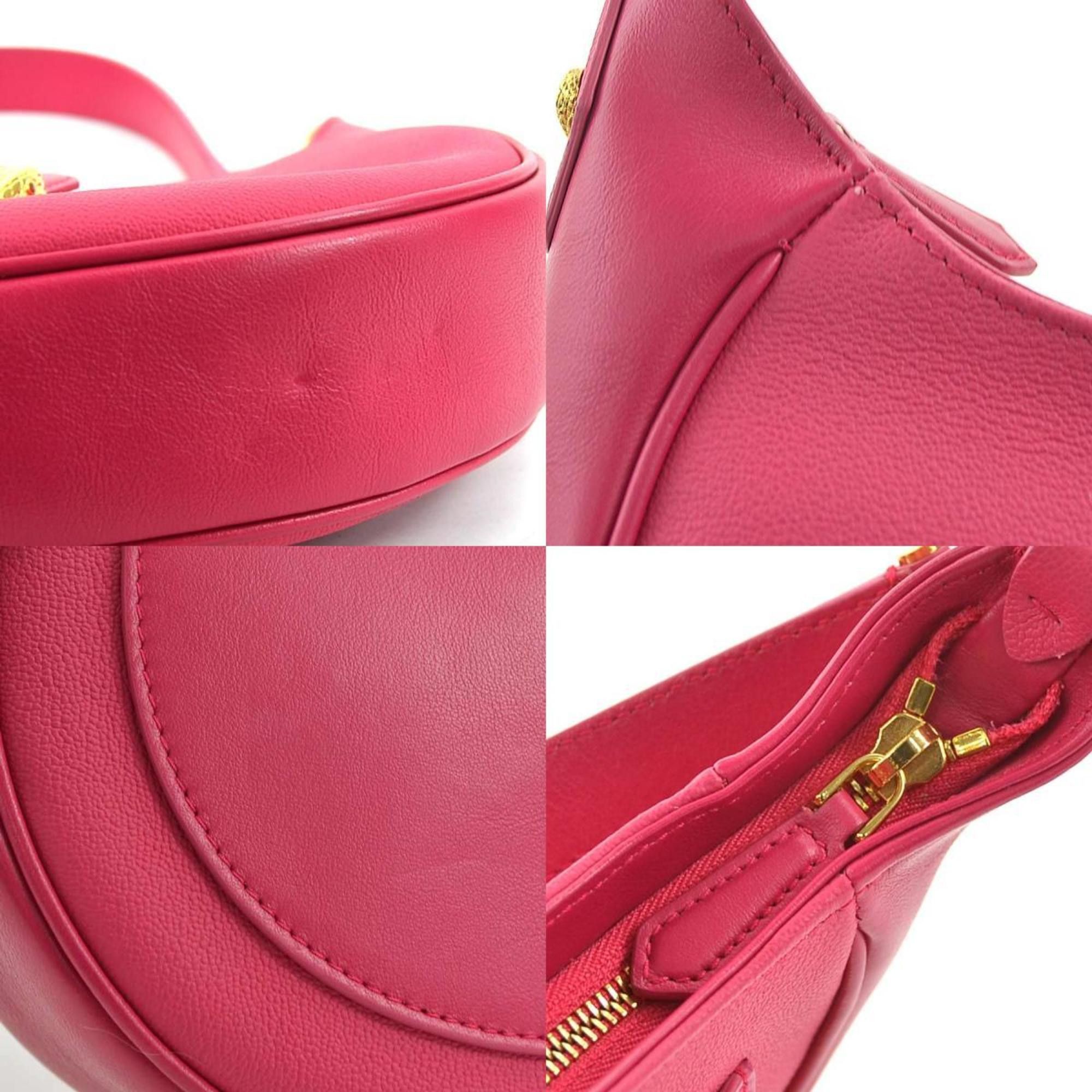 Bvlgari BVLGARI Shoulder Bag Serpenti Leather Magenta Women's 90030k Size ONE SIZE - 4 Thumbnail