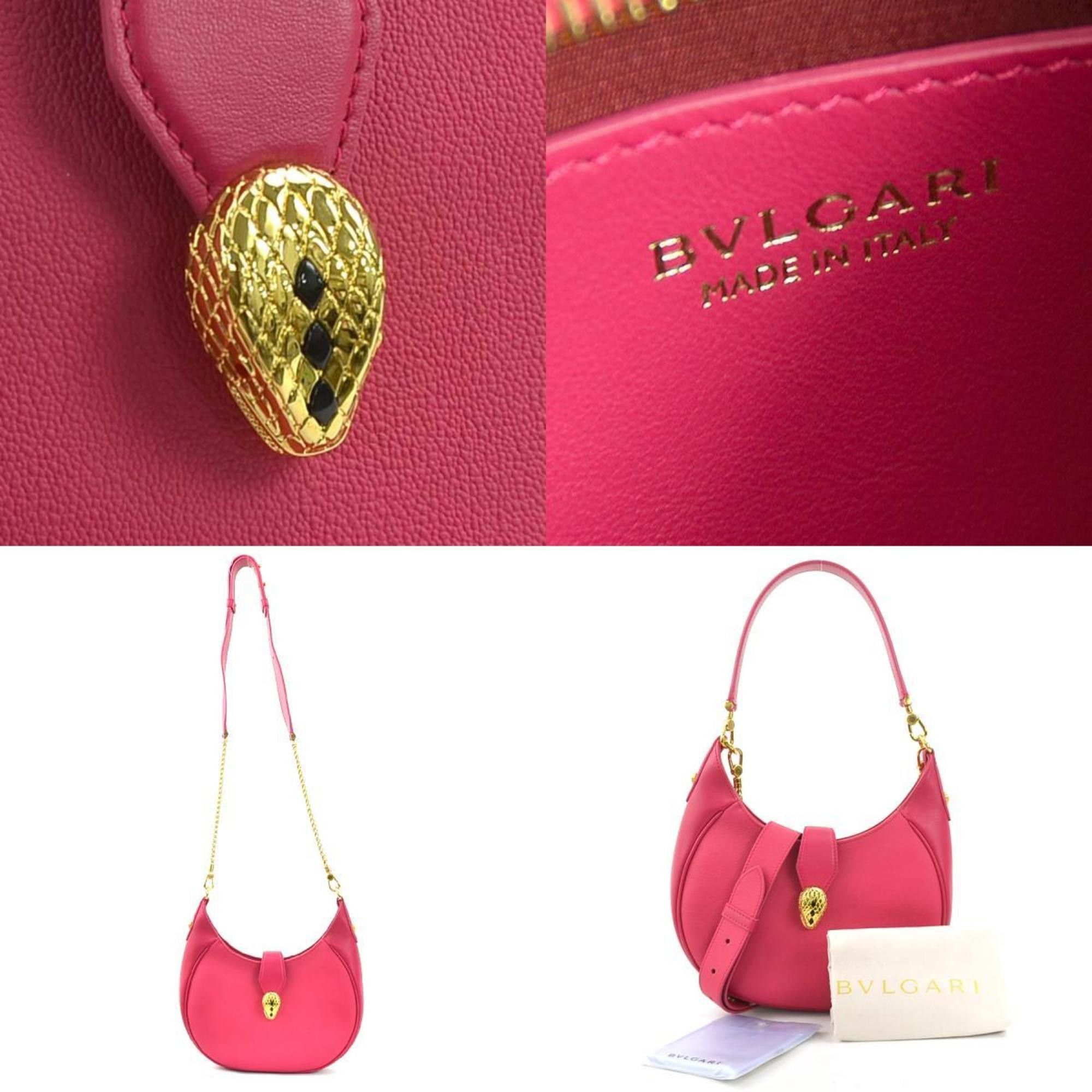 Bvlgari BVLGARI Shoulder Bag Serpenti Leather Magenta Women's 90030k Size ONE SIZE - 5 Thumbnail