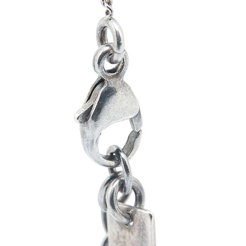 Yves Saint Laurent Yves Saint Laurent Yves Saint Laurent Heart Motif Necklace Silver Metal Metal Necklace Size ONE SIZE - 6 Thumbnail