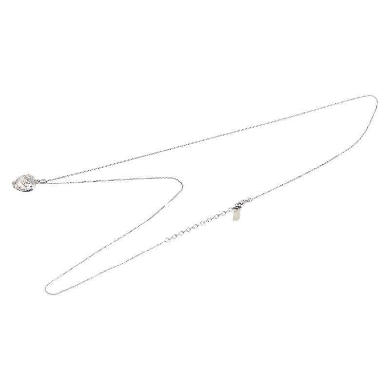 Yves Saint Laurent Yves Saint Laurent Yves Saint Laurent Heart Motif Necklace Silver Metal Metal Necklace Size ONE SIZE - 4 Thumbnail