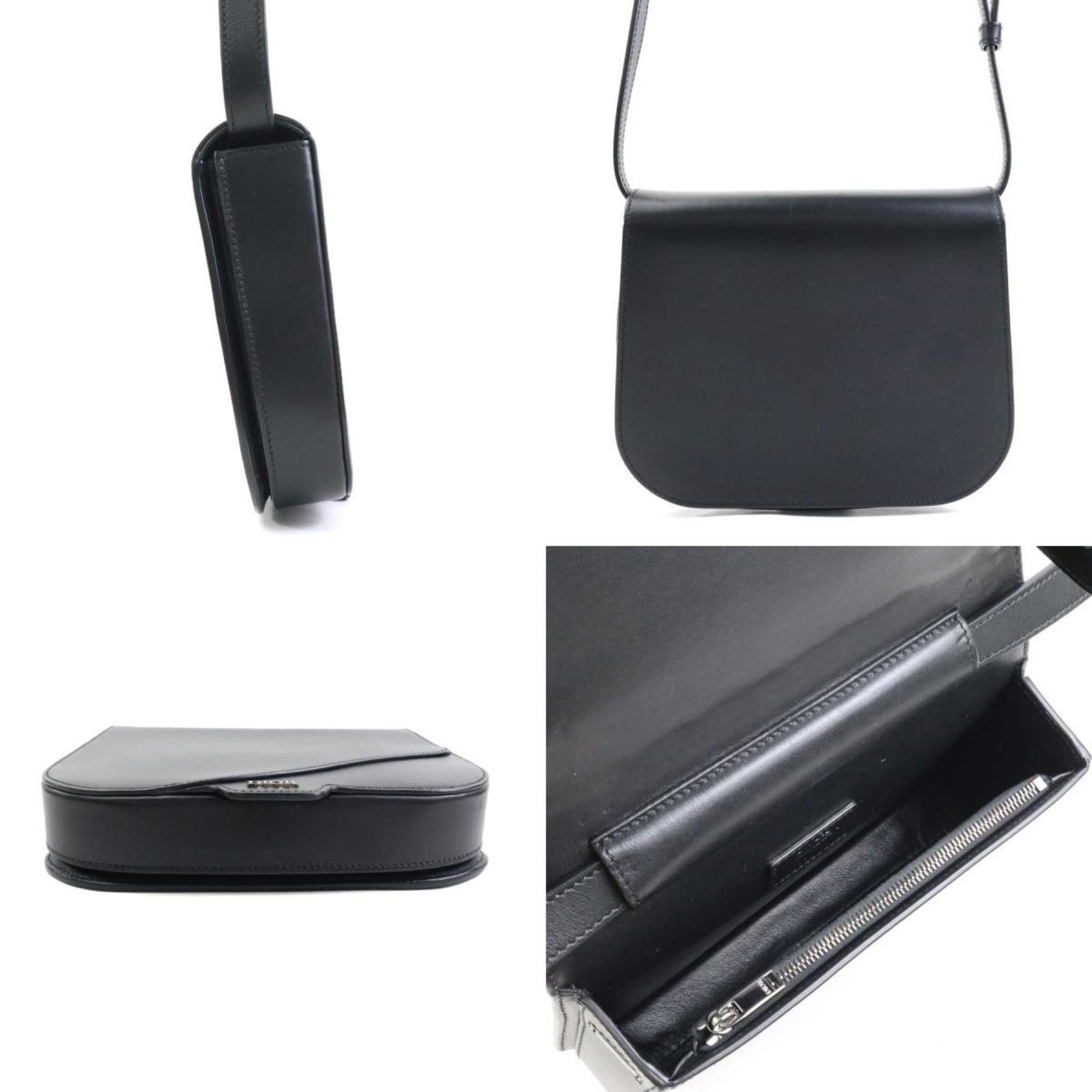 Dior Christian Dior Shoulder Bag Leather Black Men's r10375a Size ONE SIZE - 2 Thumbnail
