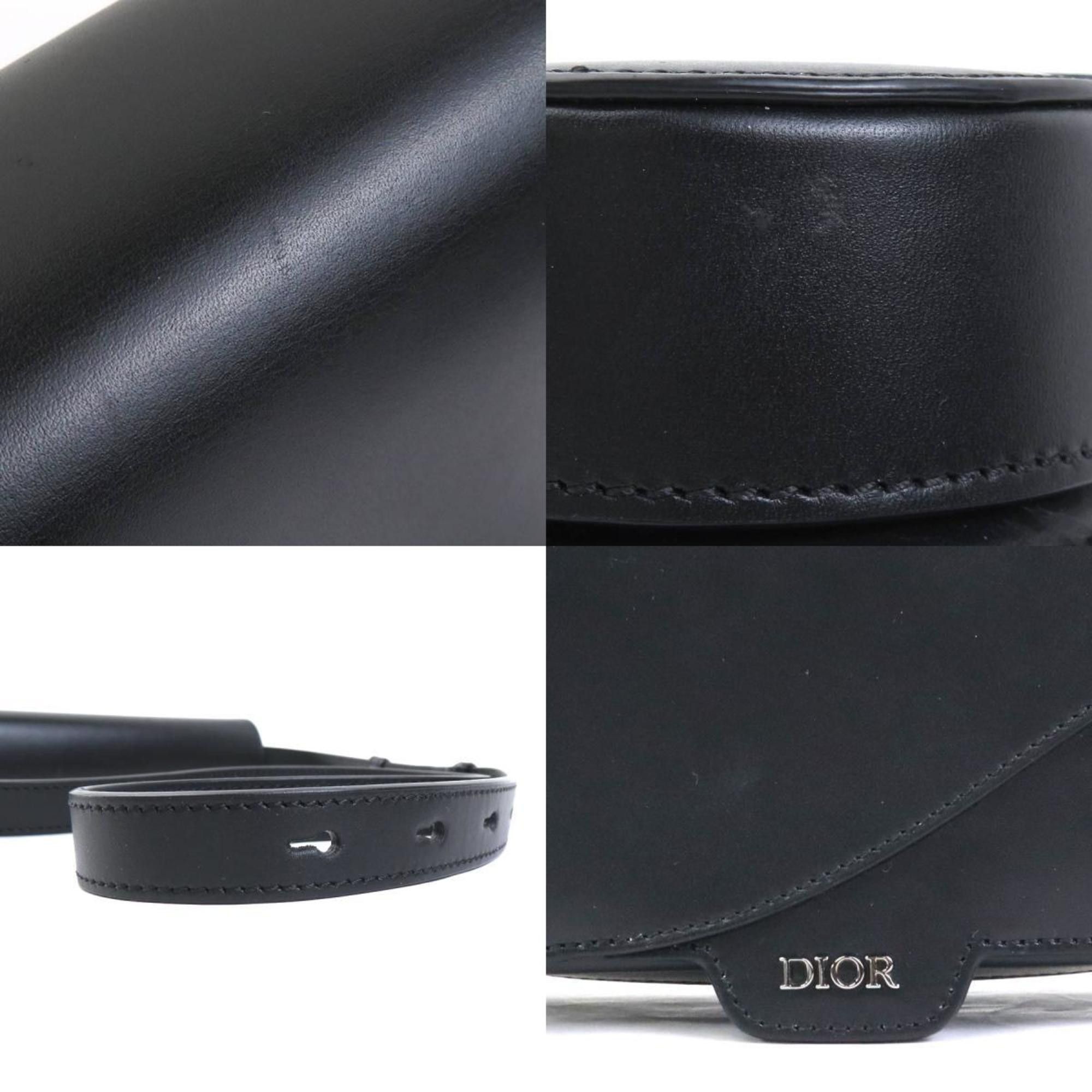 Dior Christian Dior Shoulder Bag Leather Black Men's r10375a Size ONE SIZE - 4 Thumbnail