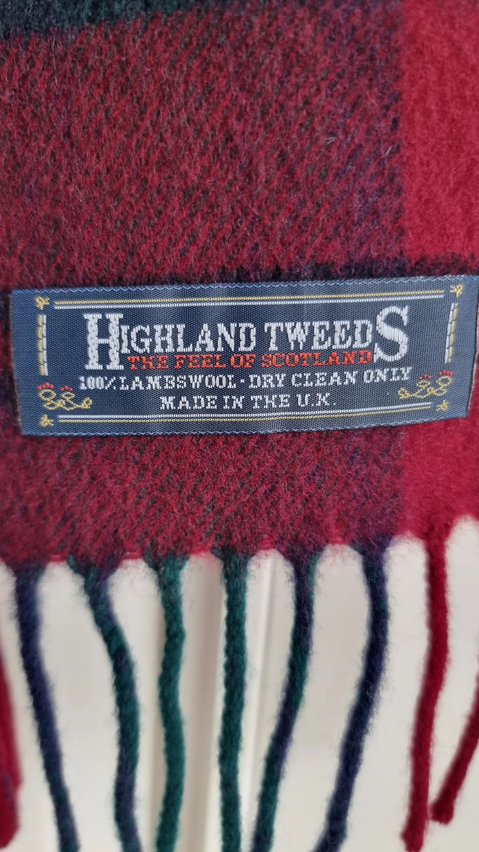Highland HIGHLAND TWEEDS the feel of SCOTLAND Scarf Size ONE SIZE - 3 Thumbnail