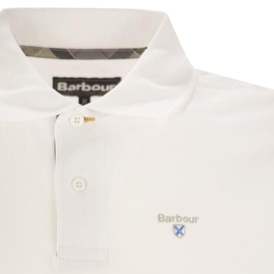 Barbour BARBOUR Men Polo Shirts MML0012 WHITE Size US XXL / EU 58 / 5 - 4 Thumbnail