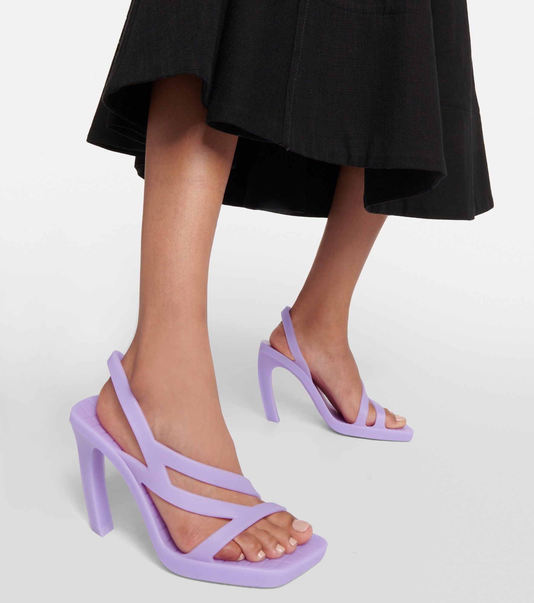 Bottega Veneta Jimbo slingback sandals Purple Size US 12 / IT 42 - 4 Thumbnail