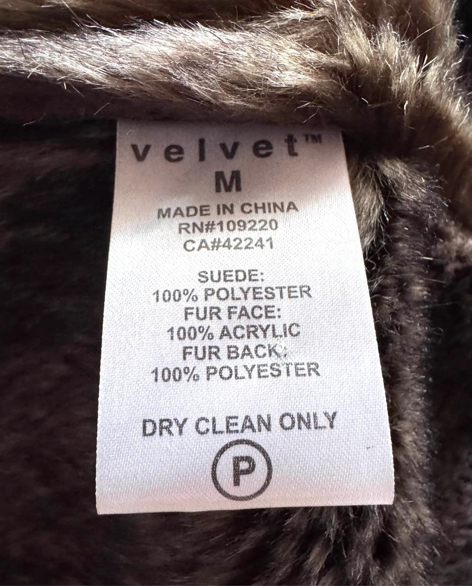 Velvet Velvet Päls väst. Vest Size M / US 6-8 / IT 42-44 - 3 Thumbnail
