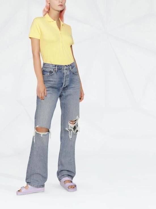 Ralph Lauren RALPH LAUREN Women Polo Shirts 211870245030 700 YELLOW Size XS / US 0-2 / IT 36-38 - 4 Thumbnail
