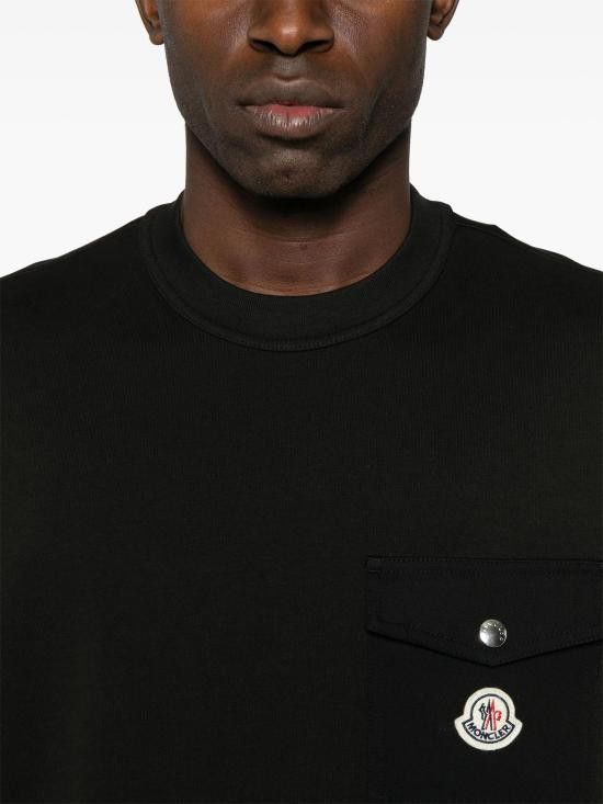 Moncler MONCLER Men T-Shirts K10918C0003289AVF 999 BLACK Size US S / EU 44-46 / 1 - 4 Thumbnail