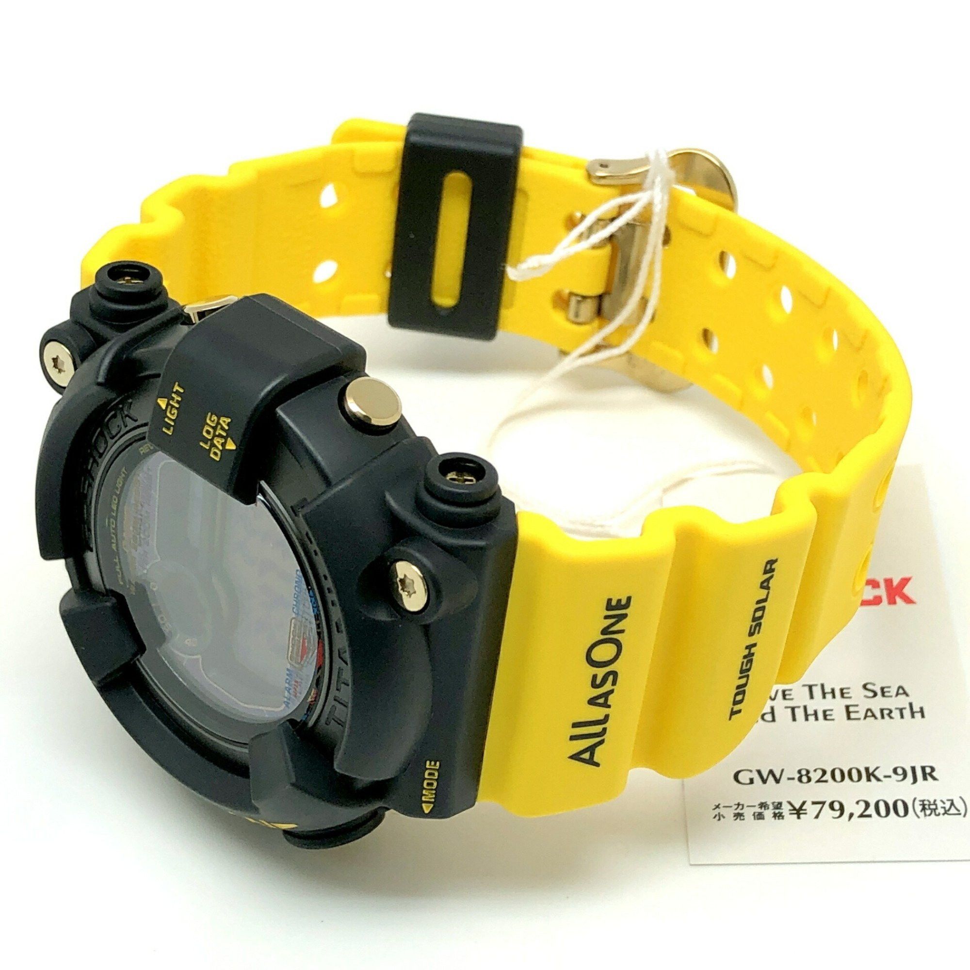 Casio G-SHOCK CASIO Watch GW-8200K-9 FROGMAN Irukuji 2023 Tough Solar First Color Black x Yellow Isearch Japan Iruka Kujira Released in June Mikunigaoka Store ITKV4ZJV7NAU Size ONE SIZE - 5 Thumbnail