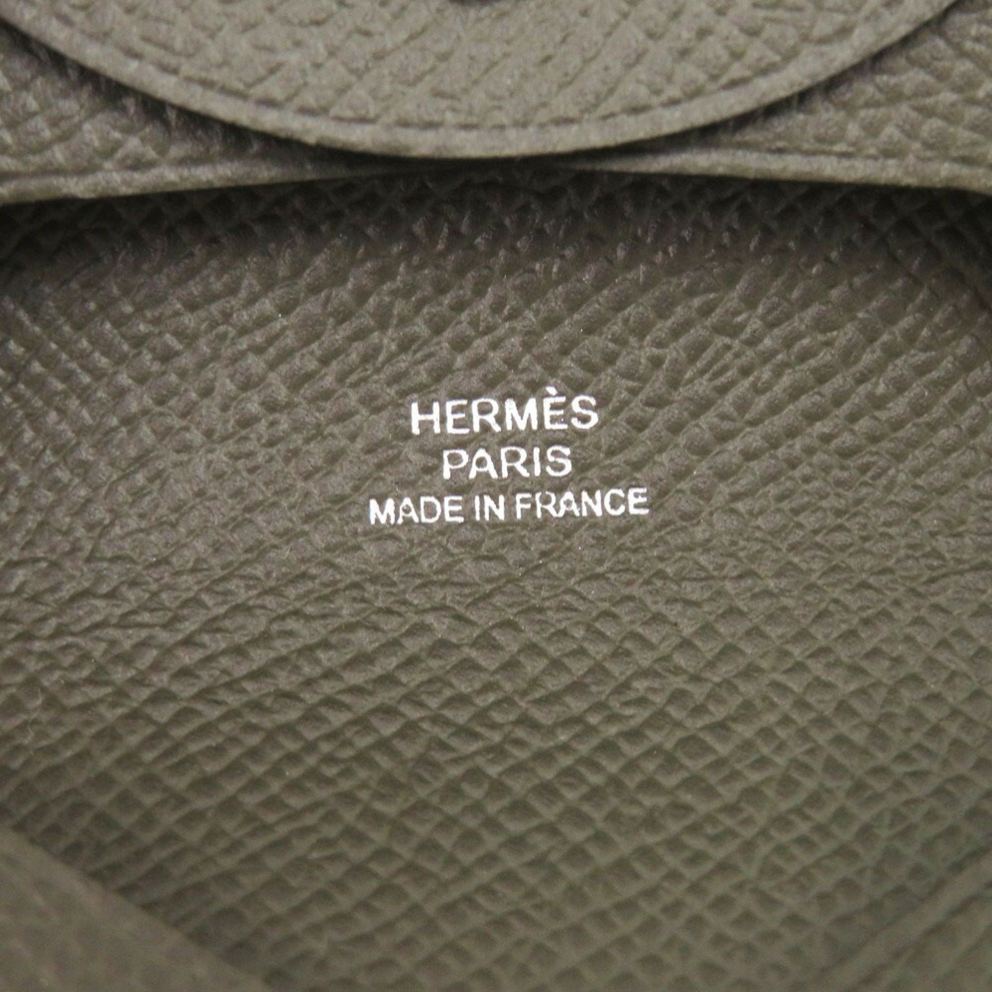 Hermes Hermes Bastia Epsom leather Vert Maki Z engraved coin case wallet purse 0782 HERMES Size ONE SIZE - 7 Thumbnail