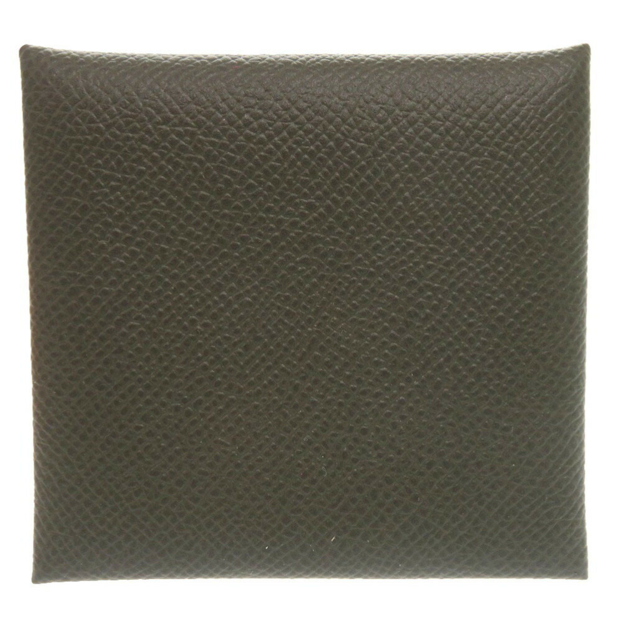 Hermes Hermes Bastia Epsom leather Vert Maki Z engraved coin case wallet purse 0782 HERMES Size ONE SIZE - 4 Thumbnail